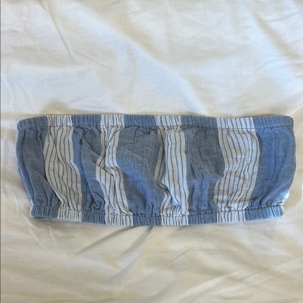 American Eagle Outfitters Light Blue Tube Top Garment Sz XS